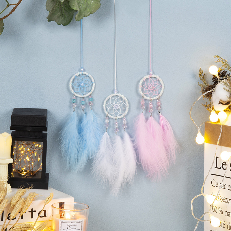 Home Textiles Trends - Puur Handgemaakt Huis Minimalistische Dromenvanger Ketting