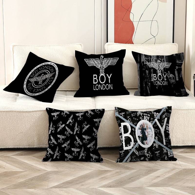 Home Textiles London - Klassiek B-Boy L-London-logo Gepersonaliseerde fototekst decoratieve