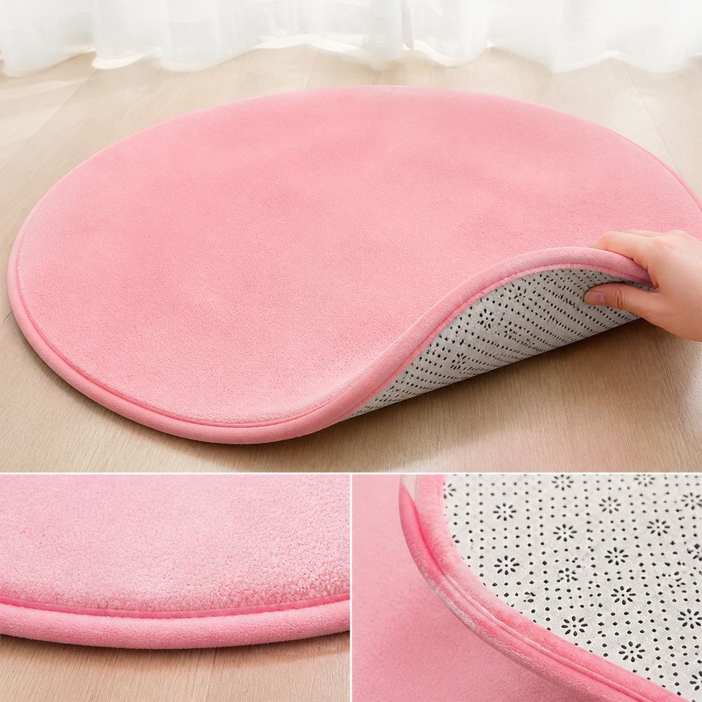 Home & Hotel Textiles Private Limited - Zachte woonkamertapijten, antislip, 40 cm rond