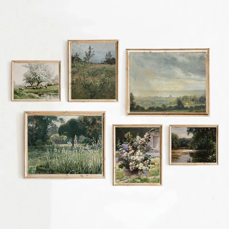 Home Textiles France - Antiek Frans landelijk weide vintage lente