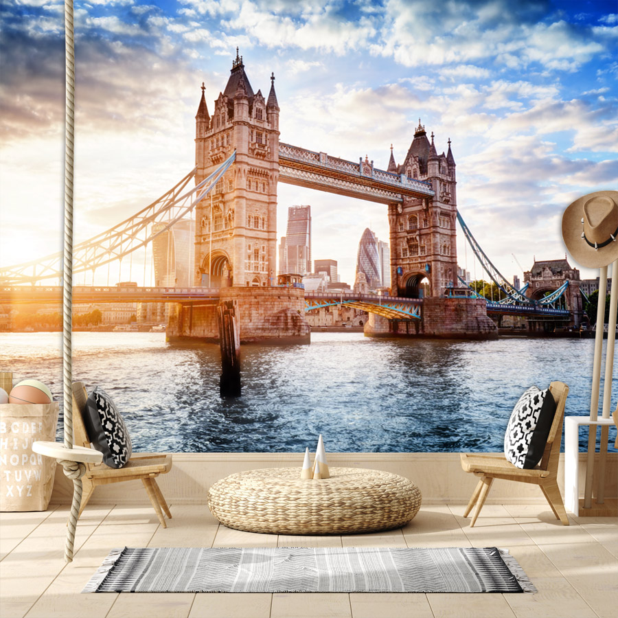 Home Textiles London - Op maat gemaakt zelfklevend behang voor