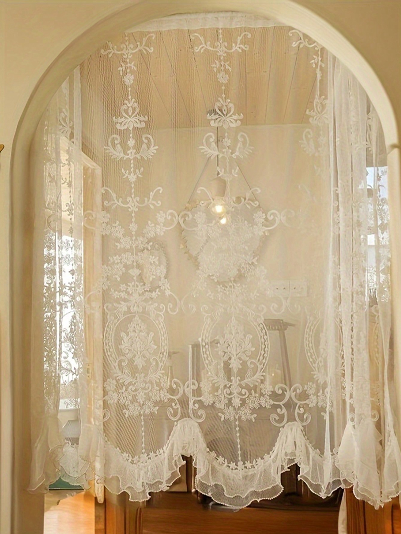 1 stuk Frans vintage parelvers - Home Textiles France recensie en prijs