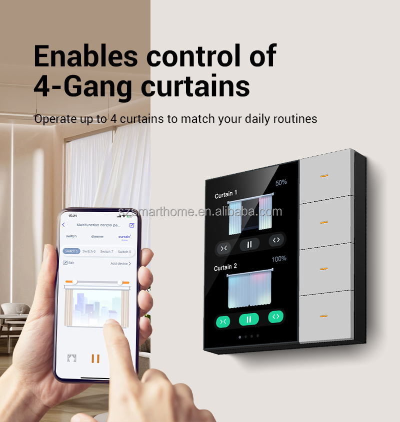 Hit product 4 Gang Zigbee Smar - Home & Hotel Textiles Private Limited recensie en prijs
