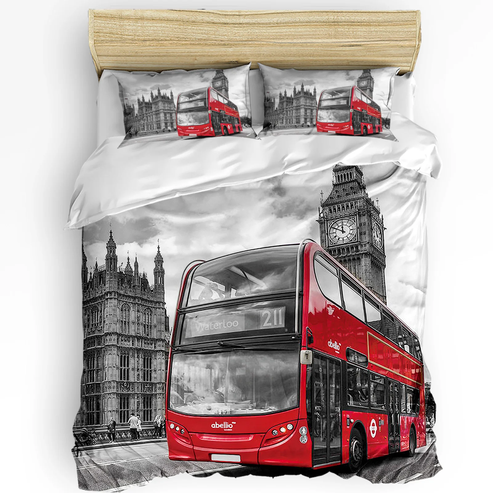 London Street Red Bus Big Ben  - Home Textiles London recensie en prijs