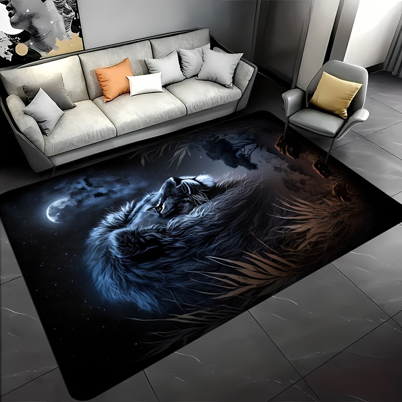 Sterrennacht Leeuw Vloerkleed  - Home Textiles Design recensie en prijs