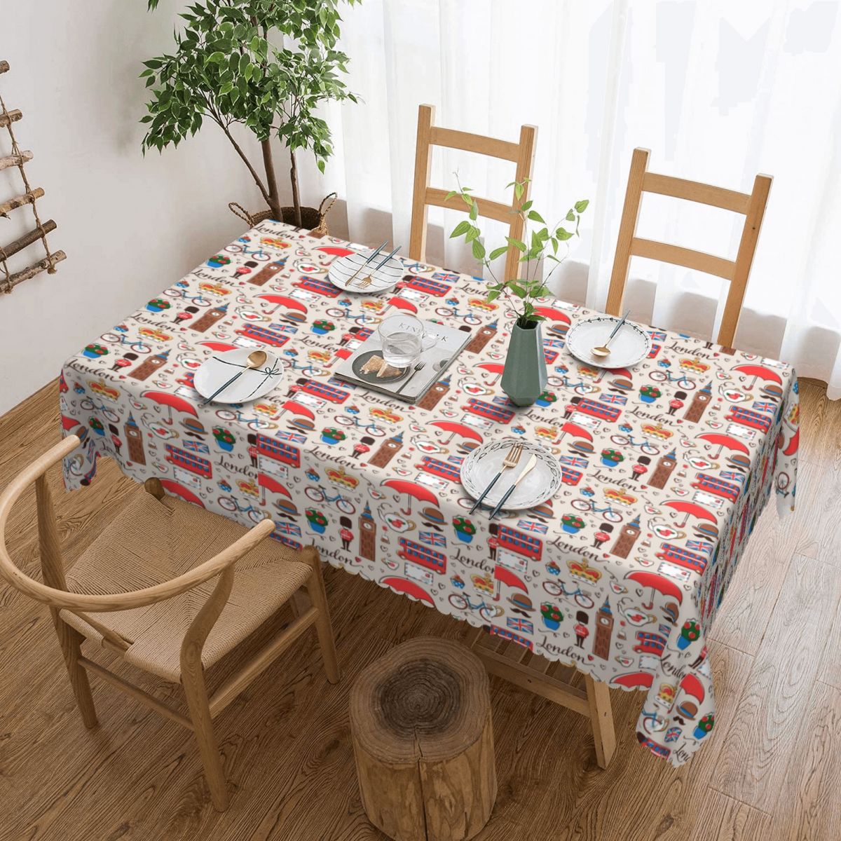 Londonpatroon Rechthoekig Tafe - Home Textiles London recensie en prijs
