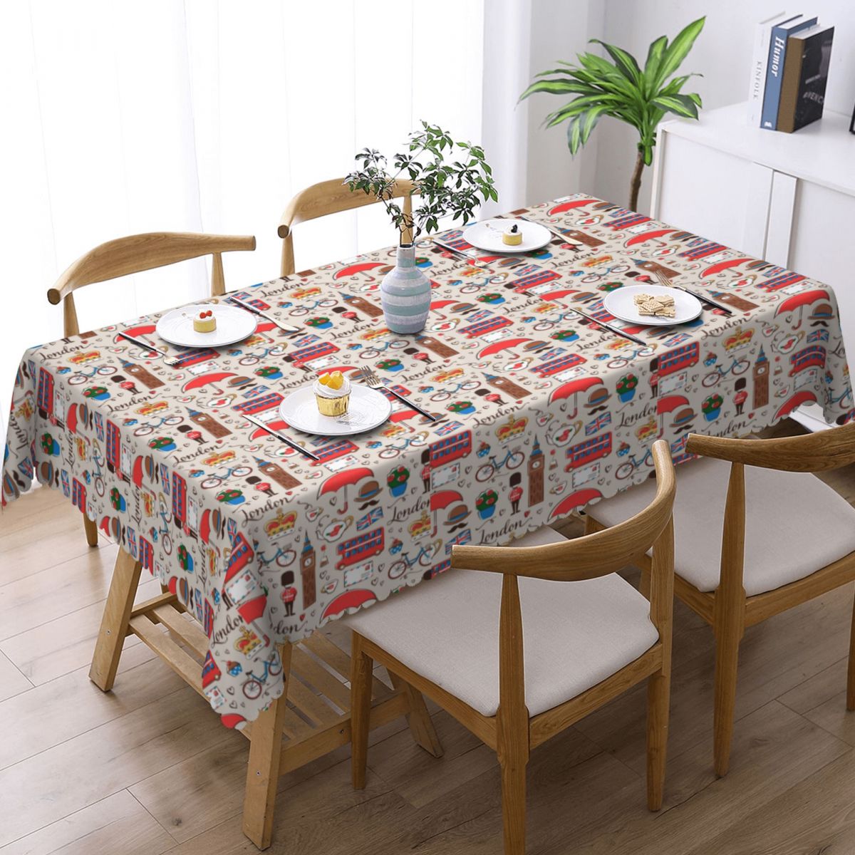 Londonpatroon Rechthoekig Tafe - Home Textiles London recensie en prijs