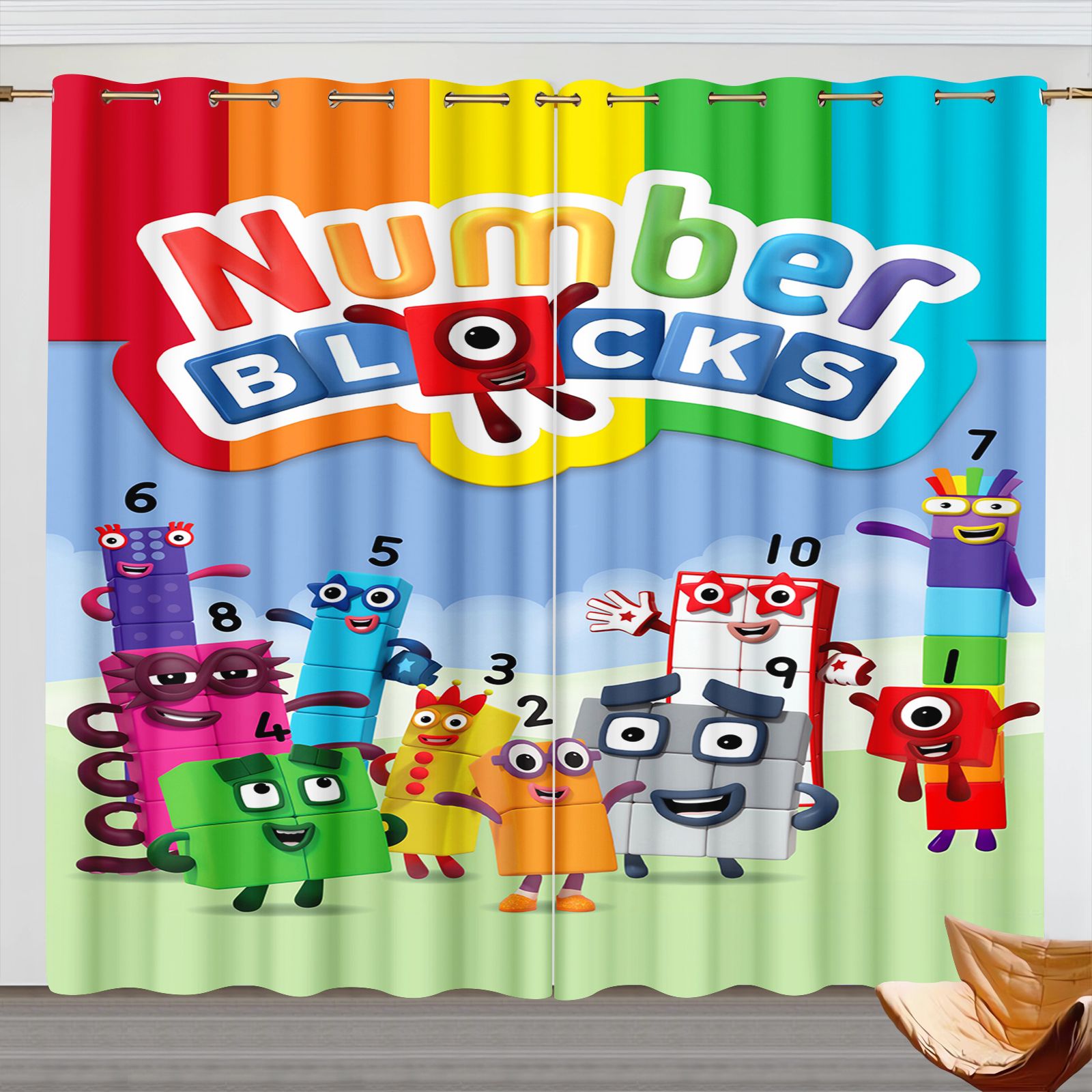 Numberblocks Cartoon Gordijnen - Home Textiles France recensie en prijs