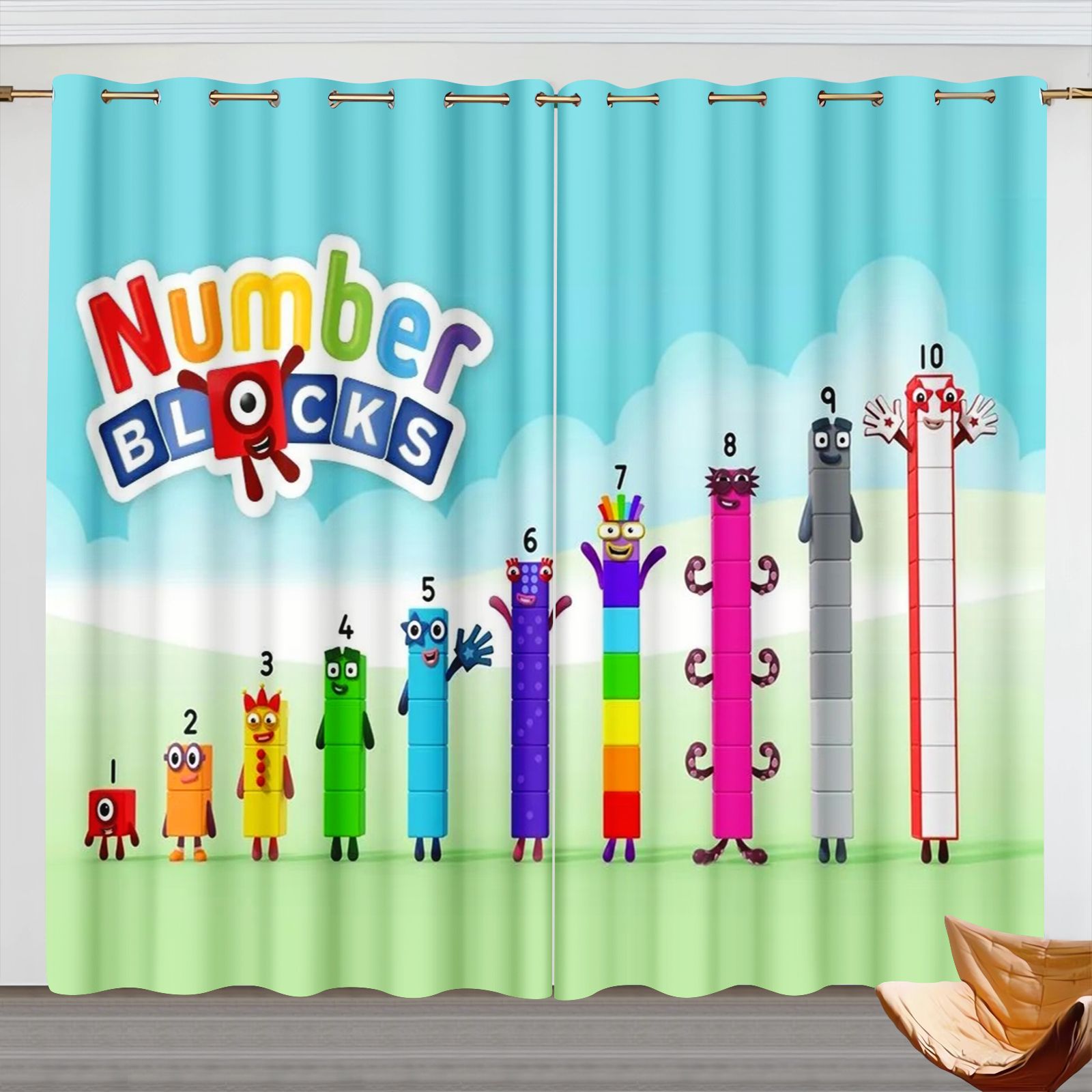 Numberblocks Cartoon Gordijnen - Home Textiles France recensie en prijs